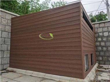 Kunststof tuinhuisje Co-extrusie wandpaneel